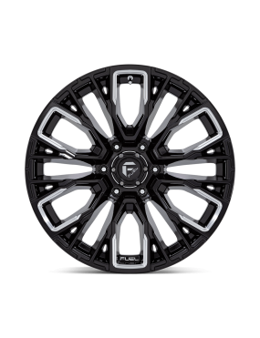 Felga aluminiowa D849 REBAR Gloss Black Milled FUEL - ujęcie 3