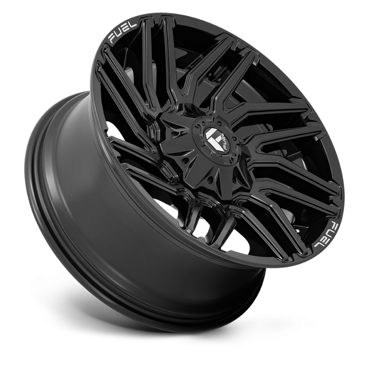 Felga aluminiowa D776 TYPHOON Gloss Black FUEL - ujęcie 2