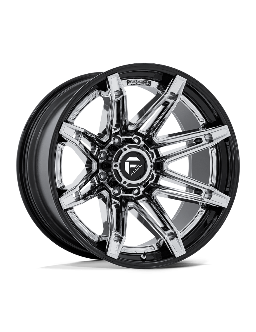 Felga aluminiowa FC401 BRAWL Chrome W/ Gloss Black Lip FUEL