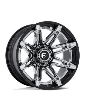 Felga aluminiowa FC401 BRAWL Chrome W/ Gloss Black Lip FUEL