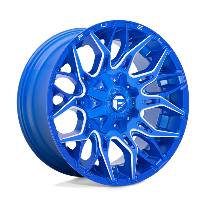 Felga aluminiowa D770 TWITCH Anodized Blue Milled FUEL