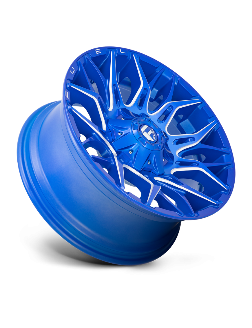 Felga aluminiowa D770 TWITCH Anodized Blue Milled FUEL - ujęcie 3