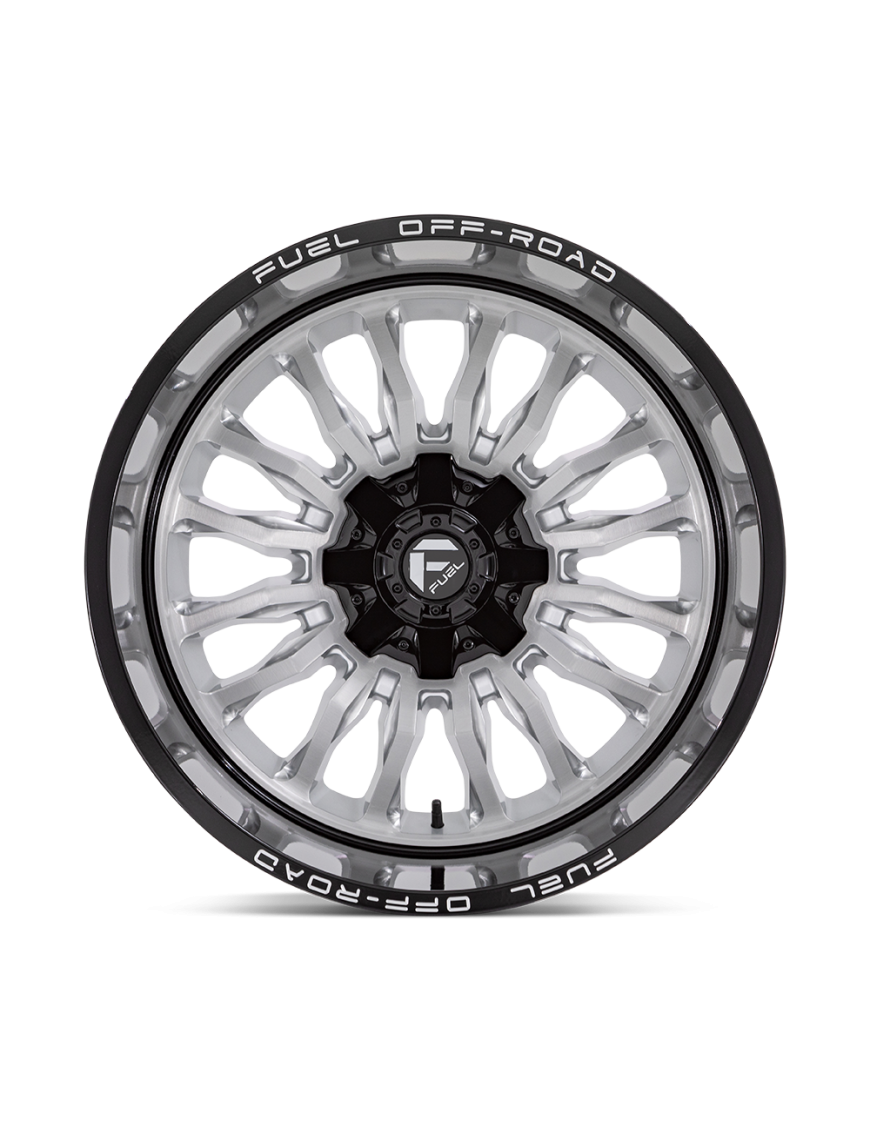 Felga aluminiowa D798 ARC Silver Brushed Face W/ Milled Black Lip FUEL - ujęcie 2