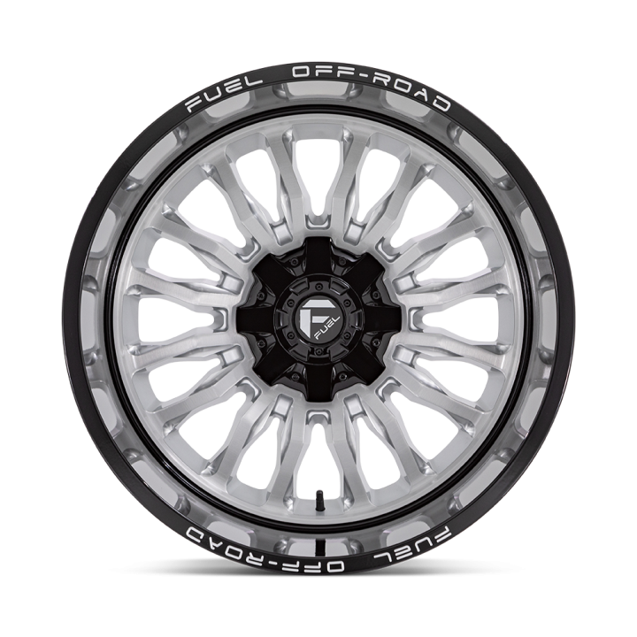 Felga aluminiowa D798 ARC Silver Brushed Face W/ Milled Black Lip FUEL - ujęcie 2