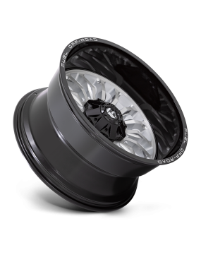 Felga aluminiowa D798 ARC Silver Brushed Face W/ Milled Black Lip FUEL - ujęcie 3