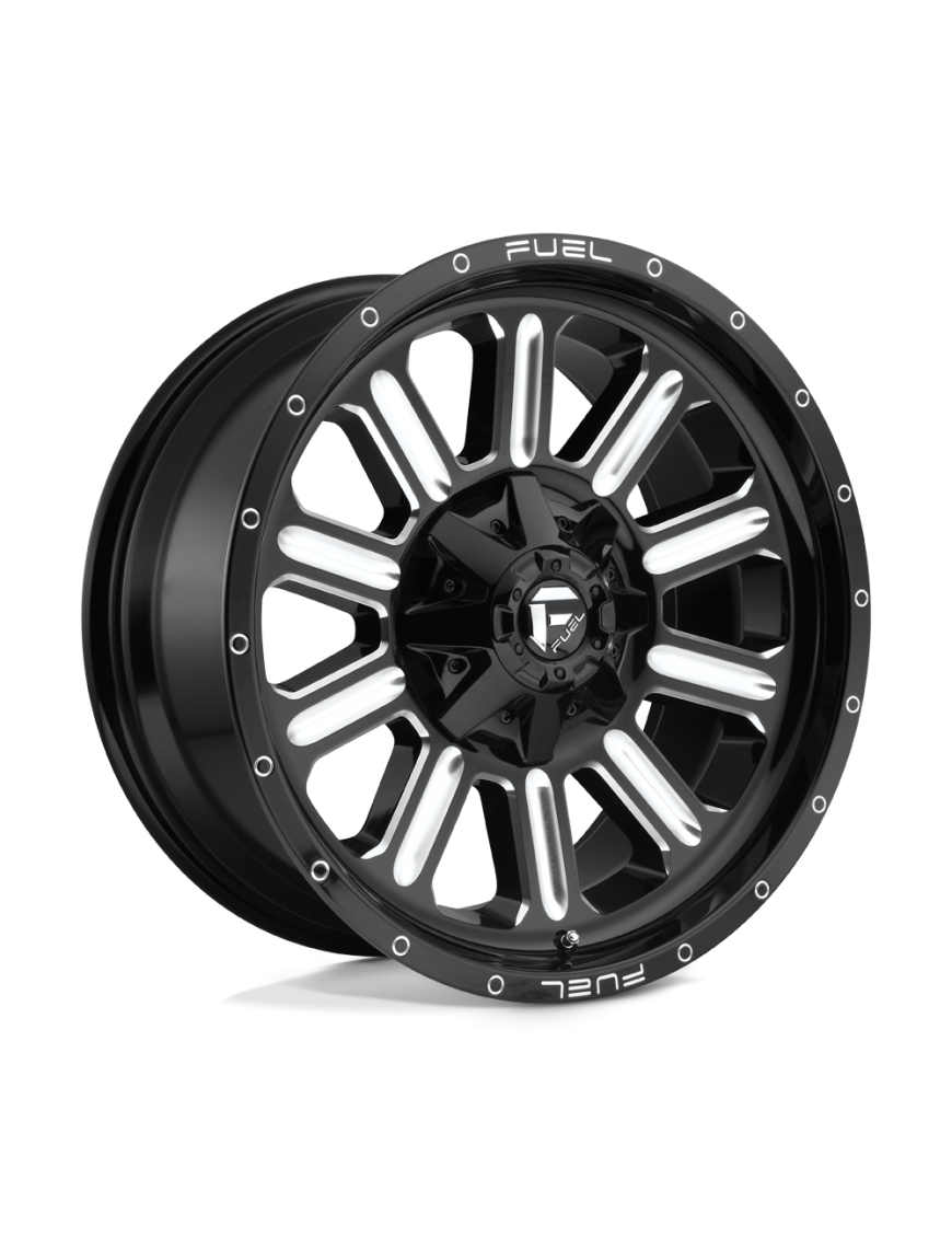 Felga aluminiowa D620 HARDLINE Gloss Black Milled FUEL