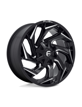 Felga aluminiowa D753 REACTION Gloss Black Milled FUEL