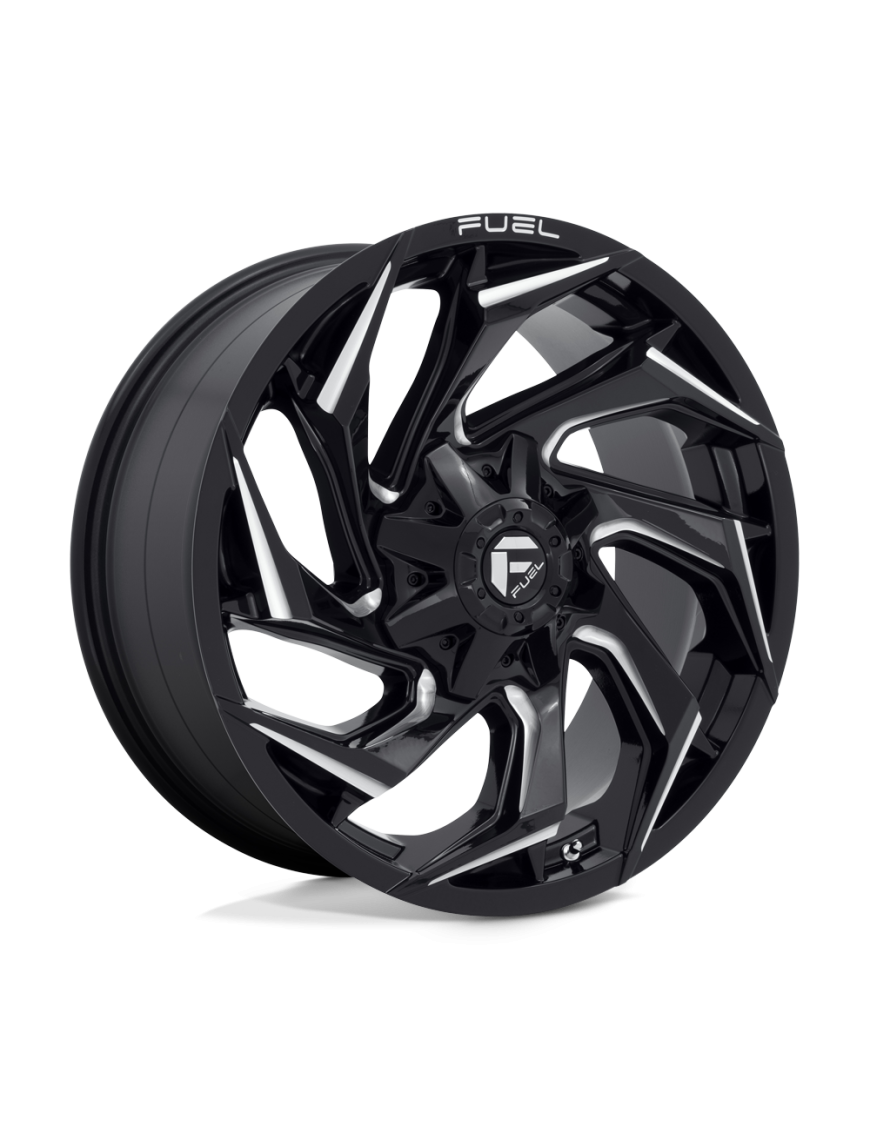 Felga aluminiowa D753 REACTION Gloss Black Milled FUEL