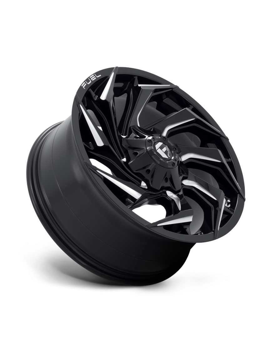 Felga aluminiowa D753 REACTION Gloss Black Milled FUEL - ujęcie 2