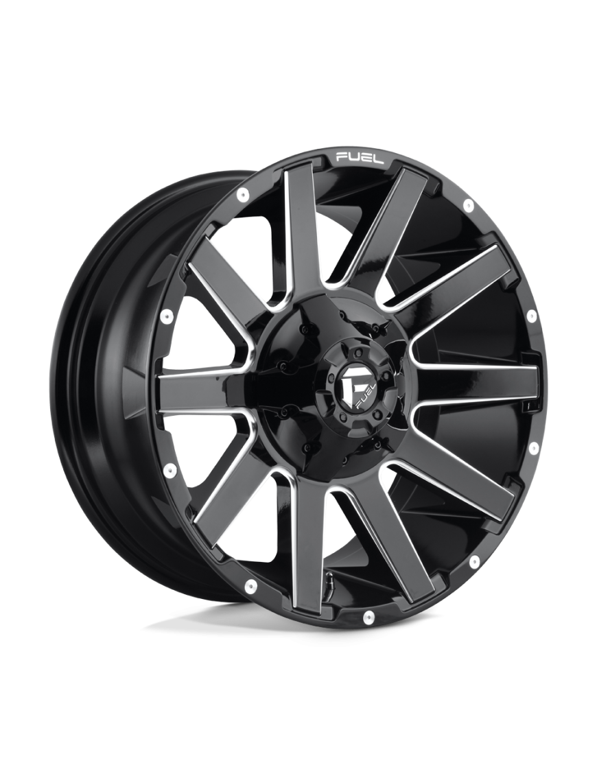 Felga aluminiowa D615 CONTRA Gloss Black Milled FUEL
