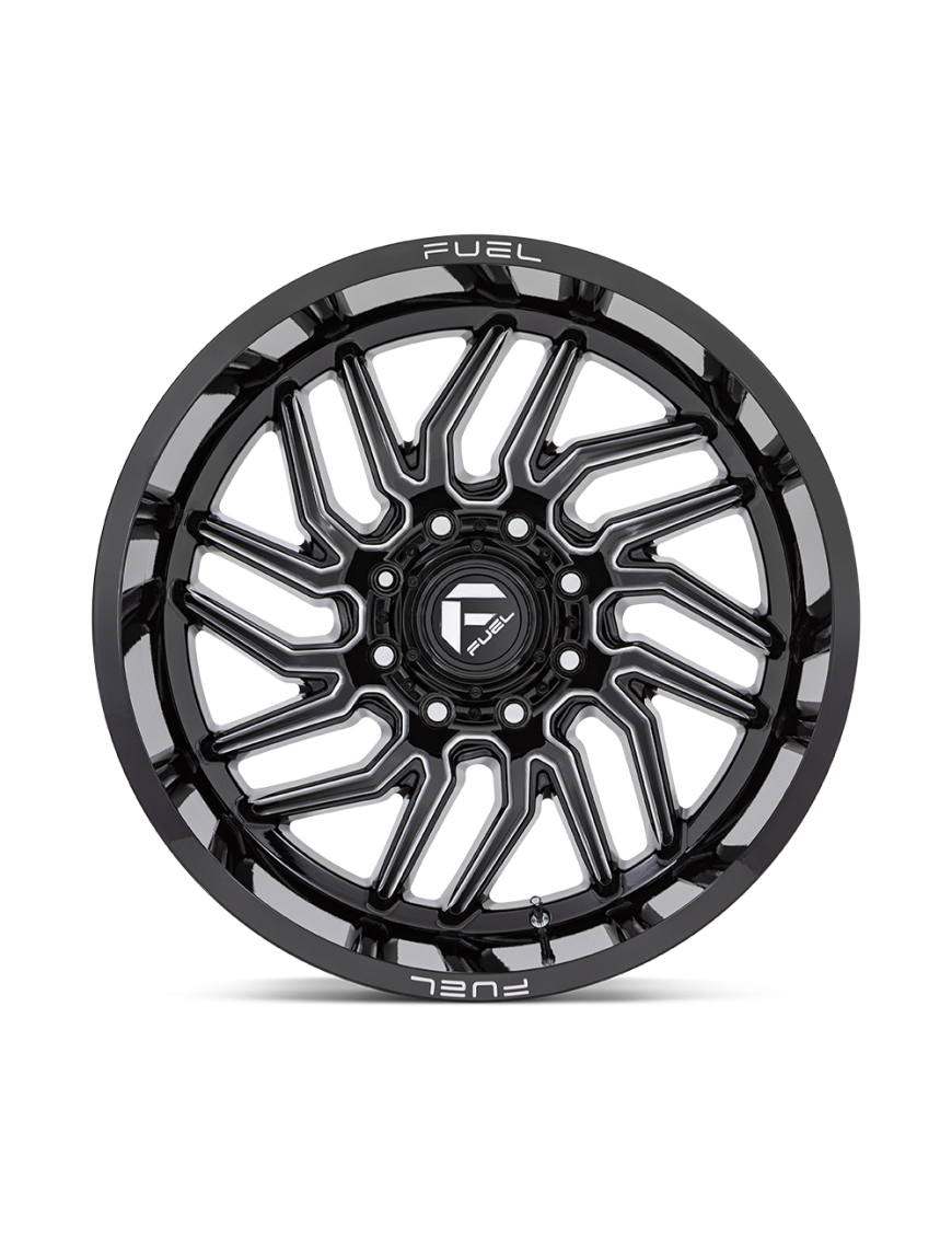 Felga aluminiowa D807 HURRICANE Gloss Black Milled FUEL - ujęcie 2