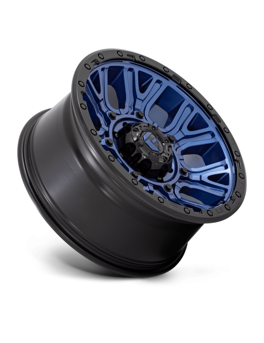 Felga aluminiowa D827 TRACTION Dark Blue W/ Black Ring FUEL - ujęcie 2
