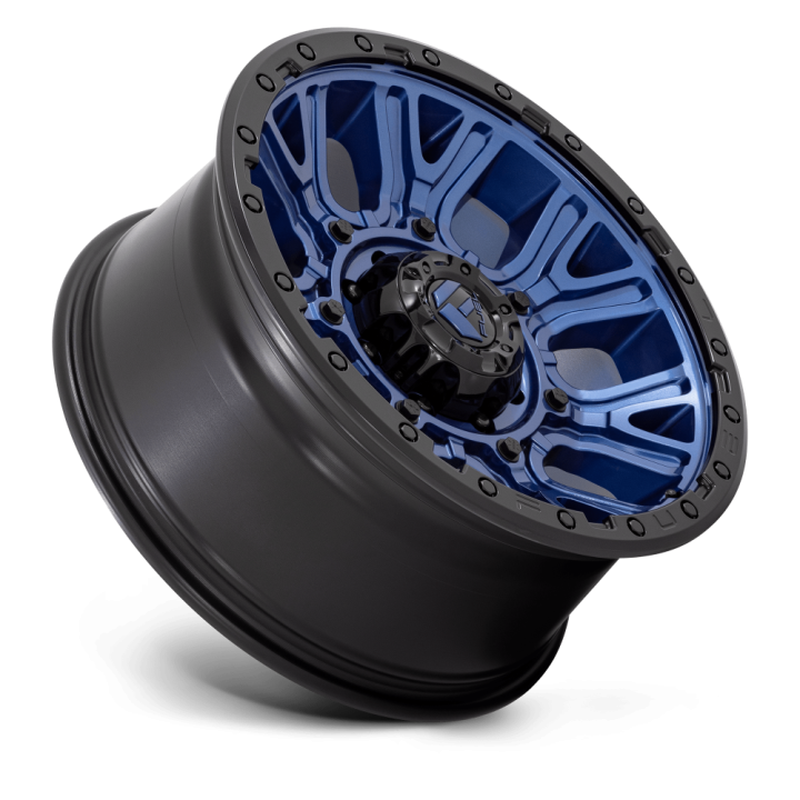 Felga aluminiowa D827 TRACTION Dark Blue W/ Black Ring FUEL - ujęcie 2