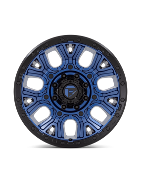 Felga aluminiowa D827 TRACTION Dark Blue W/ Black Ring FUEL - ujęcie 3