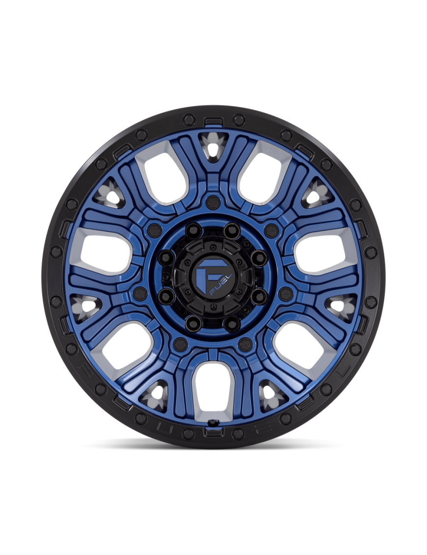 Felga aluminiowa D827 TRACTION Dark Blue W/ Black Ring FUEL - ujęcie 3