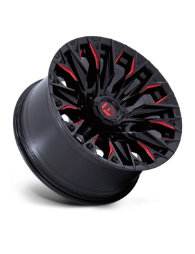 Felga aluminiowa D823 FLAME Gloss Black Milled W/ Candy Red FUEL - ujęcie 3