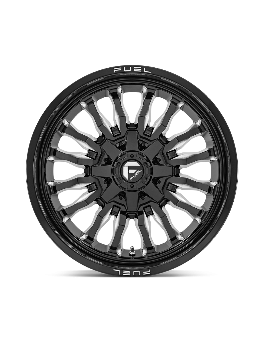 Felga aluminiowa D795 ARC Gloss Black Milled FUEL - ujęcie 2