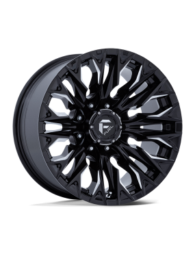 Felga aluminiowa D803 FLAME Gloss Black Milled FUEL