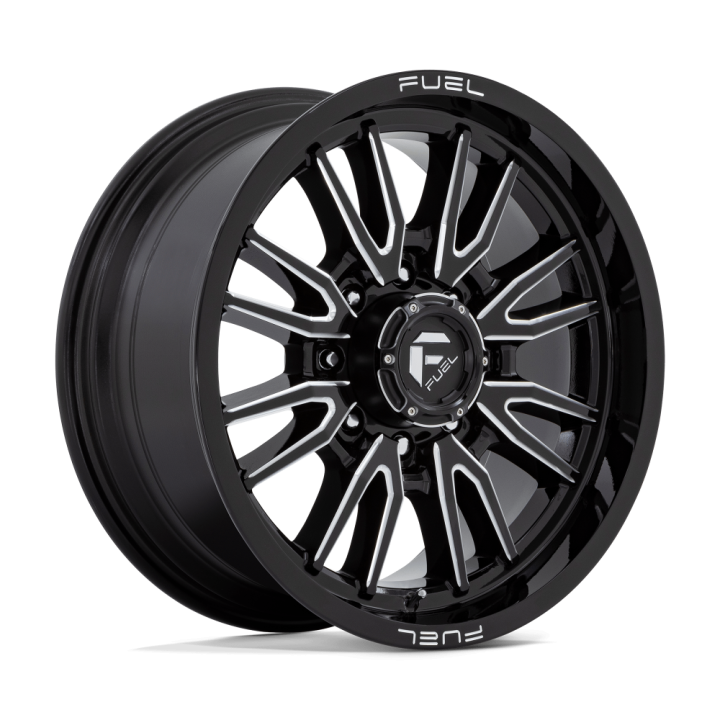 Felga aluminiowa D761 CLASH Gloss Black Milled FUEL