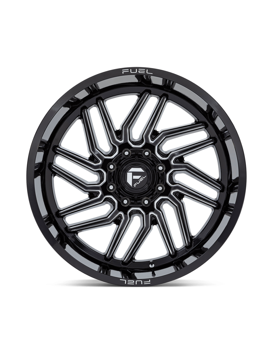 Felga aluminiowa D807 HURRICANE Gloss Black Milled FUEL - ujęcie 2