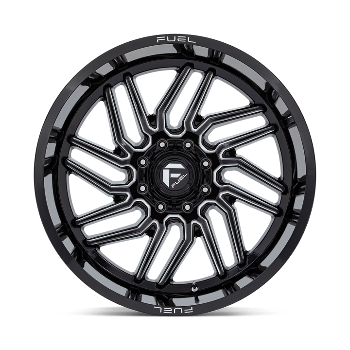 Felga aluminiowa D807 HURRICANE Gloss Black Milled FUEL - ujęcie 2