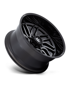 Felga aluminiowa D807 HURRICANE Gloss Black Milled FUEL - ujęcie 3