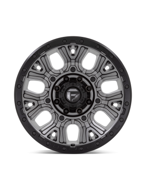Felga aluminiowa D825 TRACTION Matte Gunmetal W/ Black Ring FUEL - ujęcie 3
