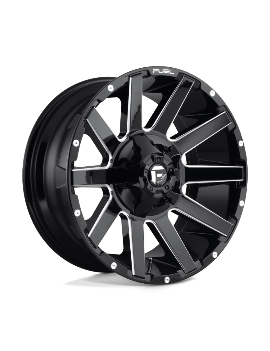 Felga aluminiowa D615 CONTRA Gloss Black Milled FUEL