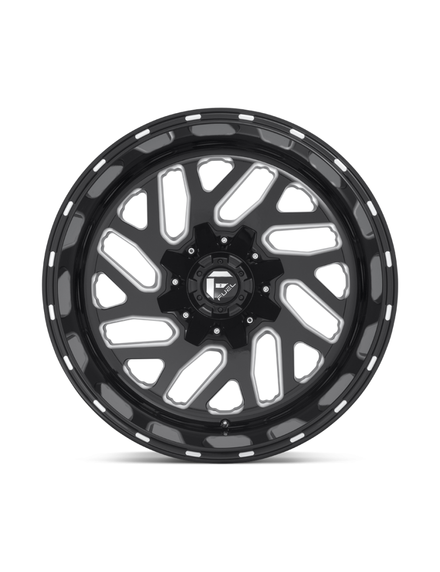 Felga aluminiowa D581 TRITON Gloss Black Milled FUEL - ujęcie 3
