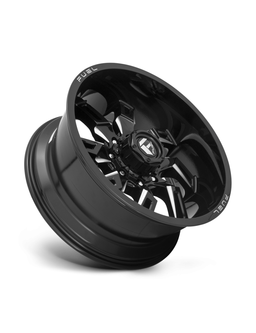 Felga aluminiowa D747 LOCKDOWN Gloss Black Milled FUEL - ujęcie 2