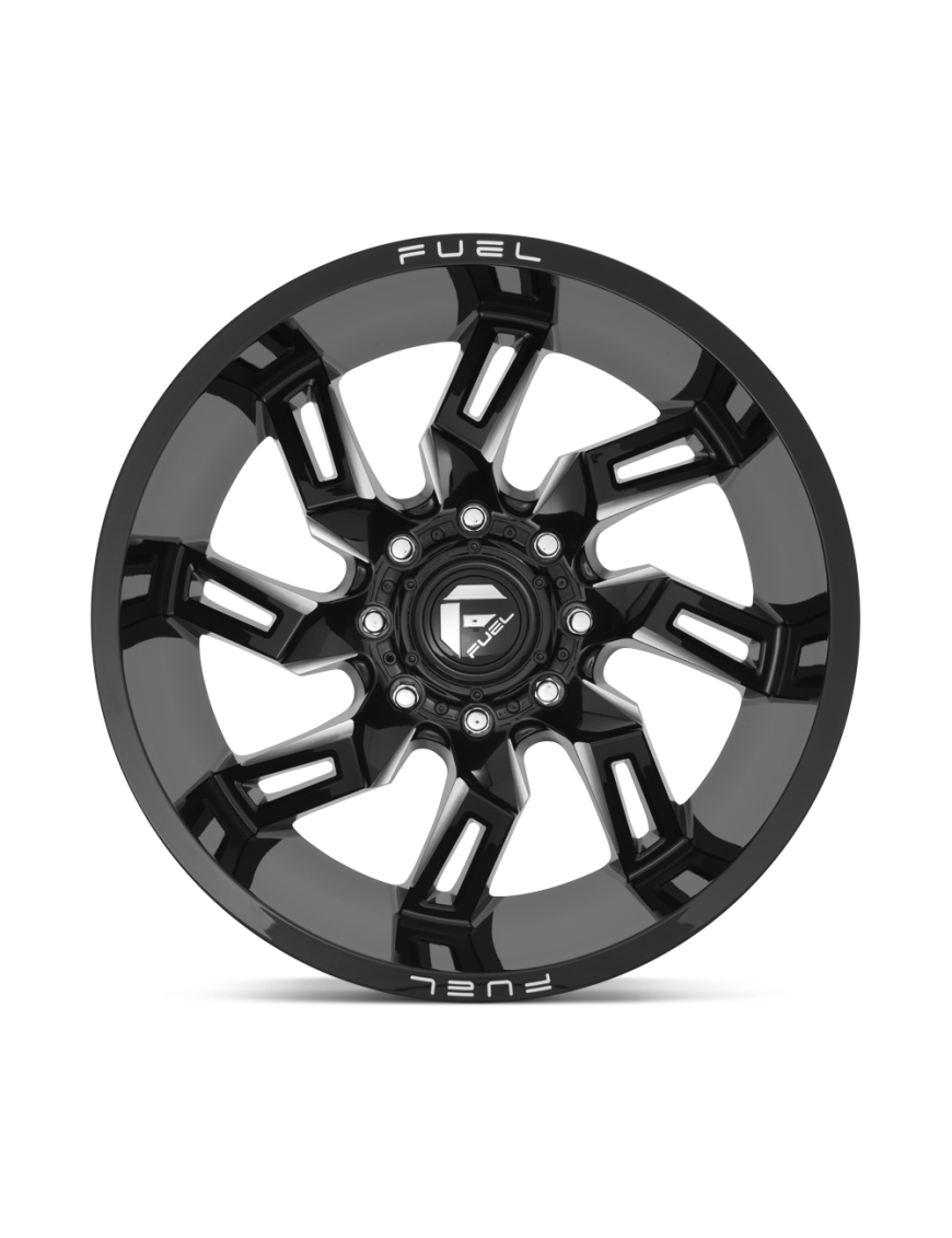 Felga aluminiowa D747 LOCKDOWN Gloss Black Milled FUEL - ujęcie 3