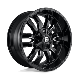 Felga aluminiowa D595 SLEDGE Gloss Black Milled FUEL