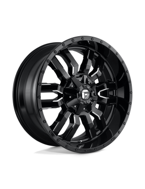 Felga aluminiowa D595 SLEDGE Gloss Black Milled FUEL