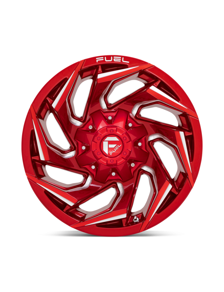 Felga aluminiowa D754 REACTION Candy Red Milled FUEL - ujęcie 2