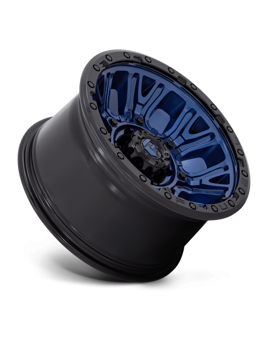 Felga aluminiowa D827 TRACTION Dark Blue W/ Black Ring FUEL - ujęcie 2