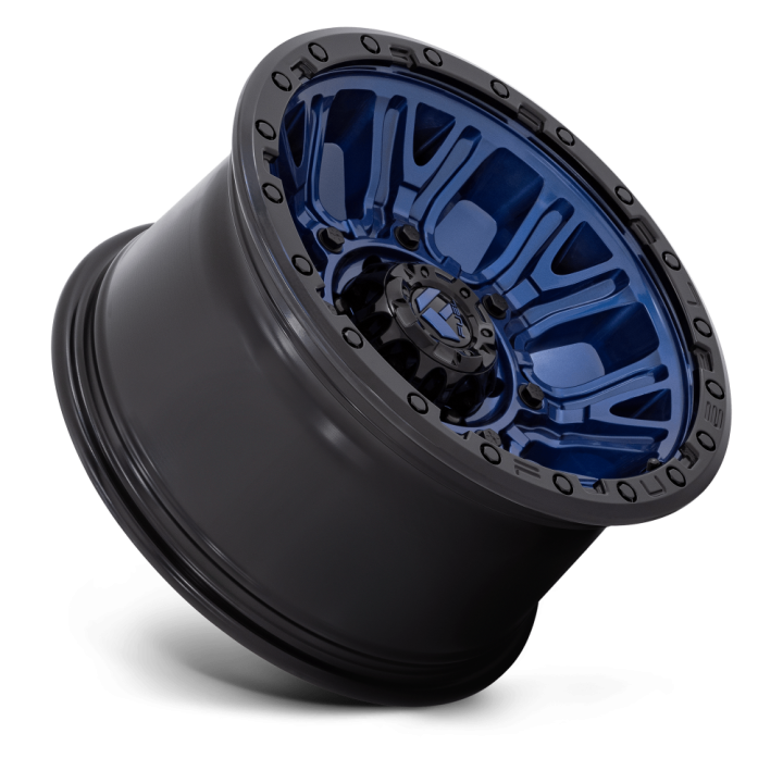 Felga aluminiowa D827 TRACTION Dark Blue W/ Black Ring FUEL - ujęcie 2