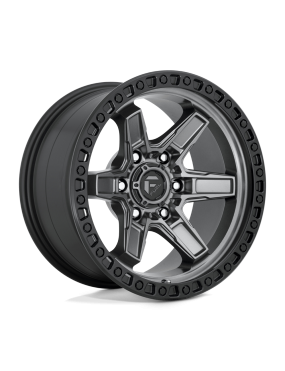 Felga aluminiowa D698 KICKER Matte Gun Metal Black Bead Ring FUEL