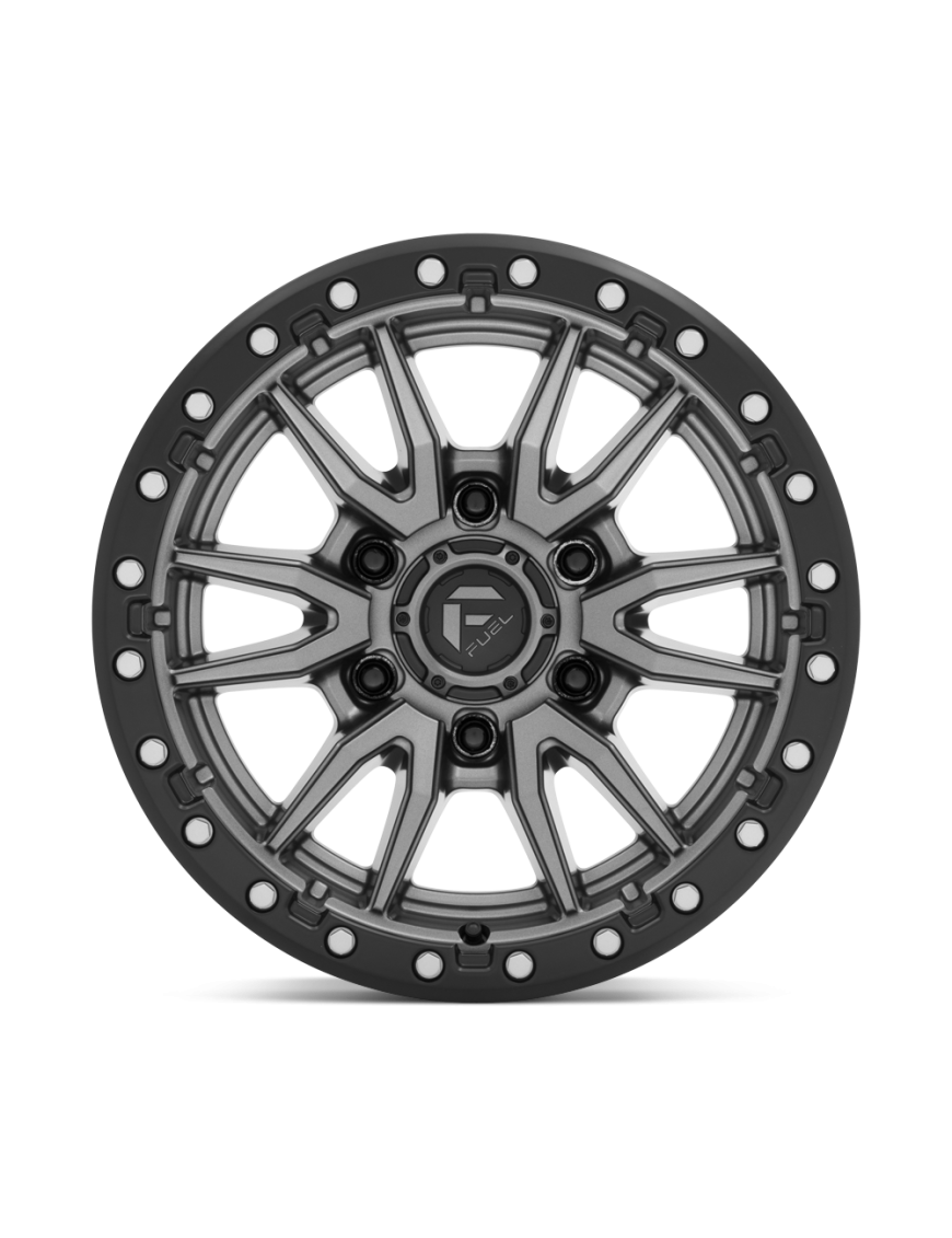 Felga aluminiowa D680 REBEL Matte Gun Metal Black Bead Ring FUEL - ujęcie 2
