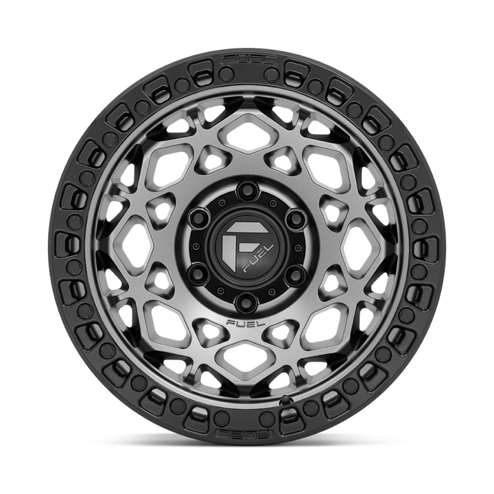 Felga aluminiowa D784 UNIT Gunmetal W/ Matte Black Ring FUEL - ujęcie 2