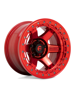 Felga aluminiowa D123 BLOCK BEADLOCK Candy Red W/ Candy Red Ring FUEL