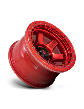 Felga aluminiowa D123 BLOCK BEADLOCK Candy Red W/ Candy Red Ring FUEL - ujęcie 3