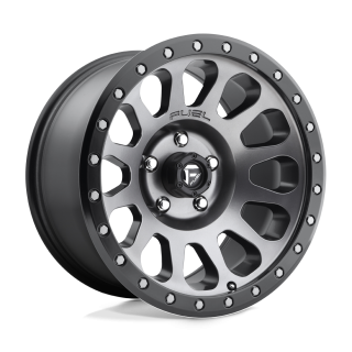 Felga aluminiowa D601 VECTOR Matte Gun Metal Black Bead Ring FUEL