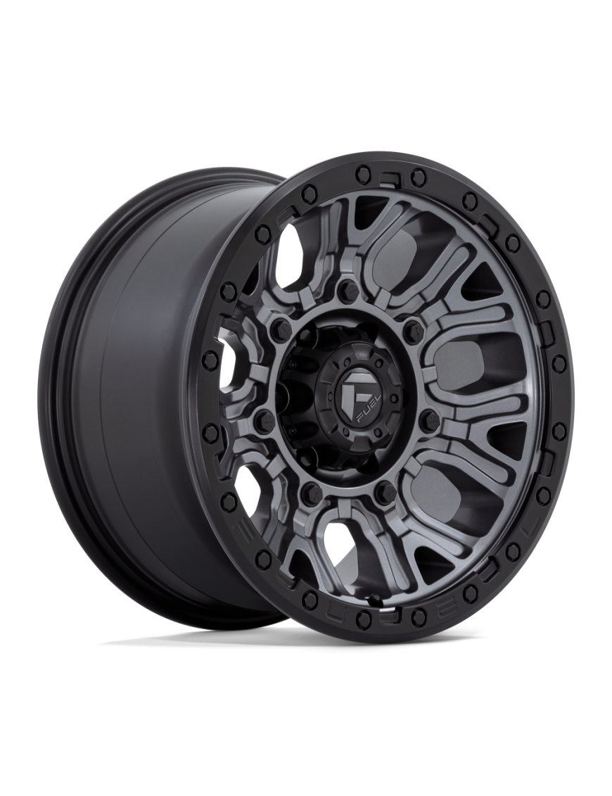 Felga aluminiowa D825 TRACTION Matte Gunmetal W/ Black Ring FUEL