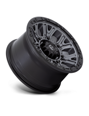 Felga aluminiowa D825 TRACTION Matte Gunmetal W/ Black Ring FUEL - ujęcie 3