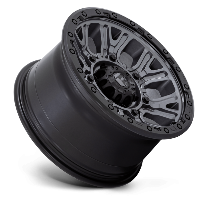 Felga aluminiowa D825 TRACTION Matte Gunmetal W/ Black Ring FUEL - ujęcie 3