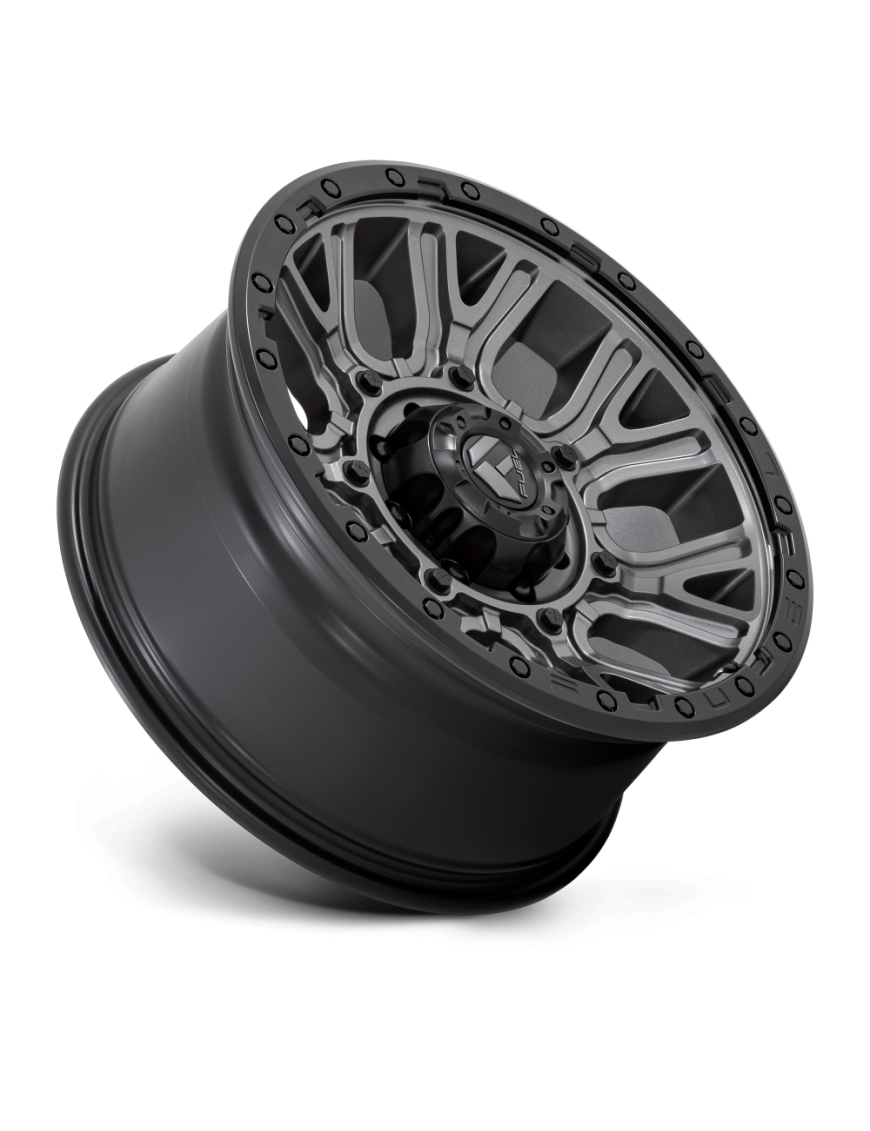 Felga aluminiowa D825 TRACTION Matte Gunmetal W/ Black Ring FUEL - ujęcie 2