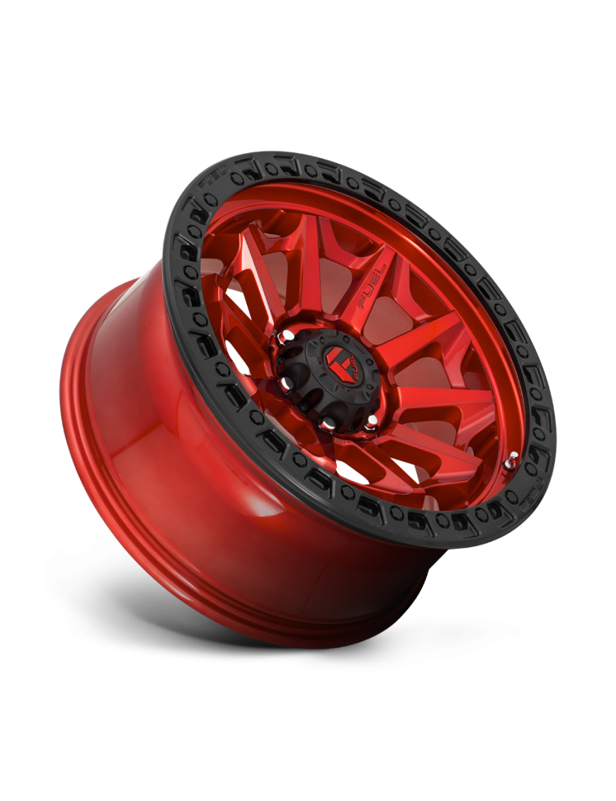 Felga aluminiowa D695 COVERT Candy Red Black Bead Ring FUEL - ujęcie 2
