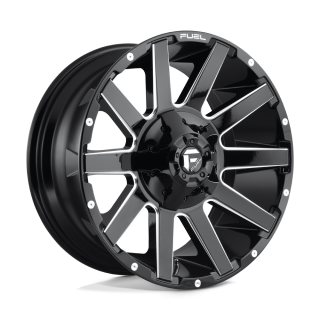 Felga aluminiowa D615 CONTRA Gloss Black Milled FUEL