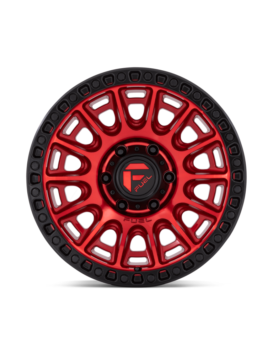 Felga aluminiowa D834 CYCLE Candy Red W/ Black Ring FUEL - ujęcie 2
