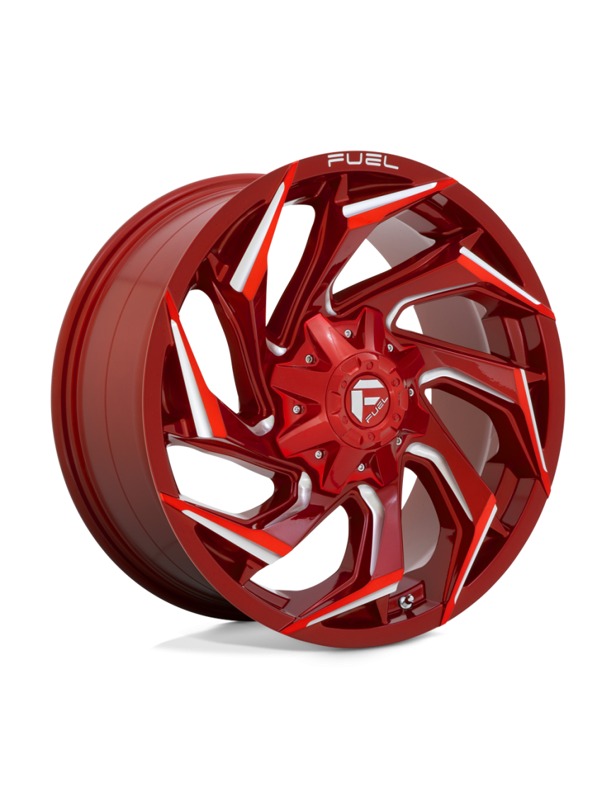 Felga aluminiowa D754 REACTION Candy Red Milled FUEL